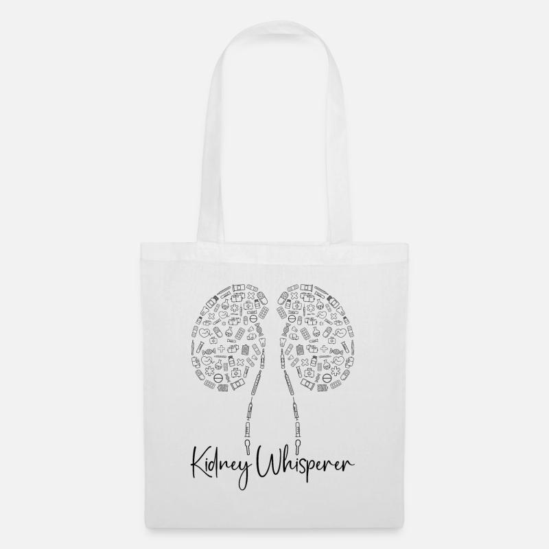 Dialysetechniker Nephrologie Dialyse Geschenkidee - Stoffbeutel - Weiß