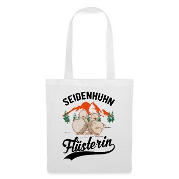 Seidenhuhn Flüsterin Seidenhuhn Flüsterer Silkie - Stoffbeutel - Weiß - Vorne