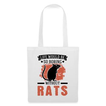 Rat Gift Domestic Rat Rat Owner - Tote Bag - white - Front