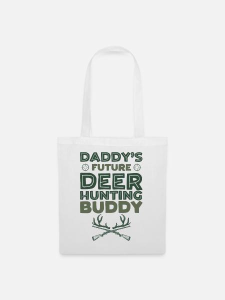 Buck Deer Hunting Hunter Kid - Stoffbeutel - Weiß
