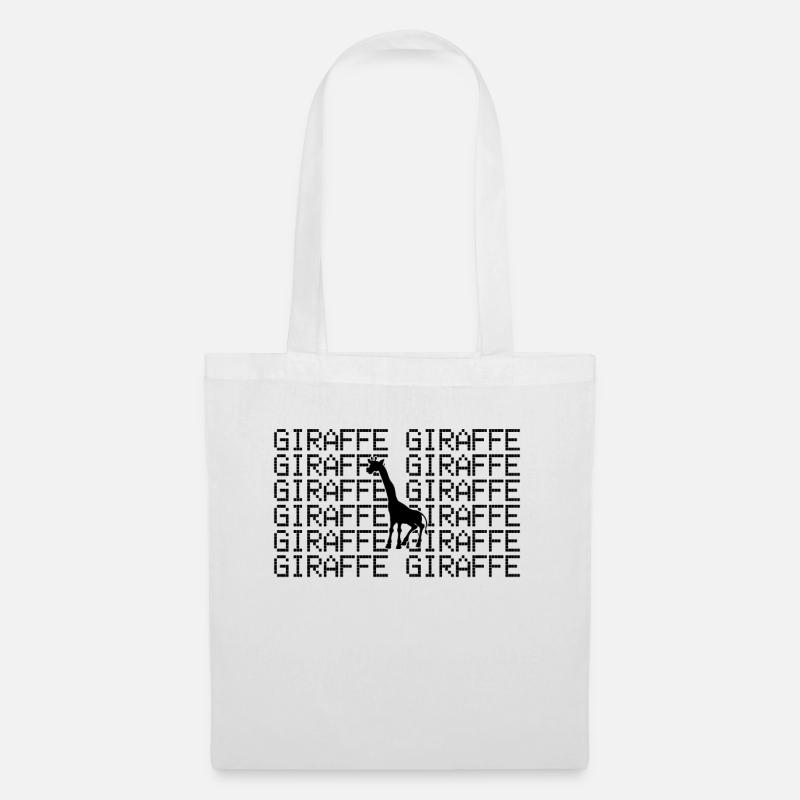 Giraffe - Stoffbeutel - Weiß