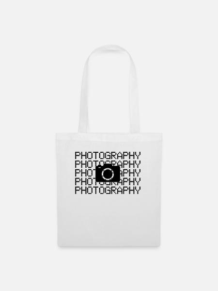 Fotografie - Stoffbeutel - Weiß