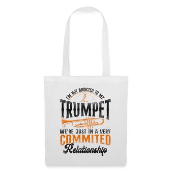 Trumpet Player Vintage I'm Not - Stoffbeutel - Weiß - Vorne