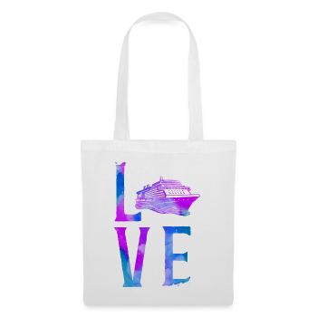 Cruise Ship Vacation Watercolor - Tote Bag - white - Front