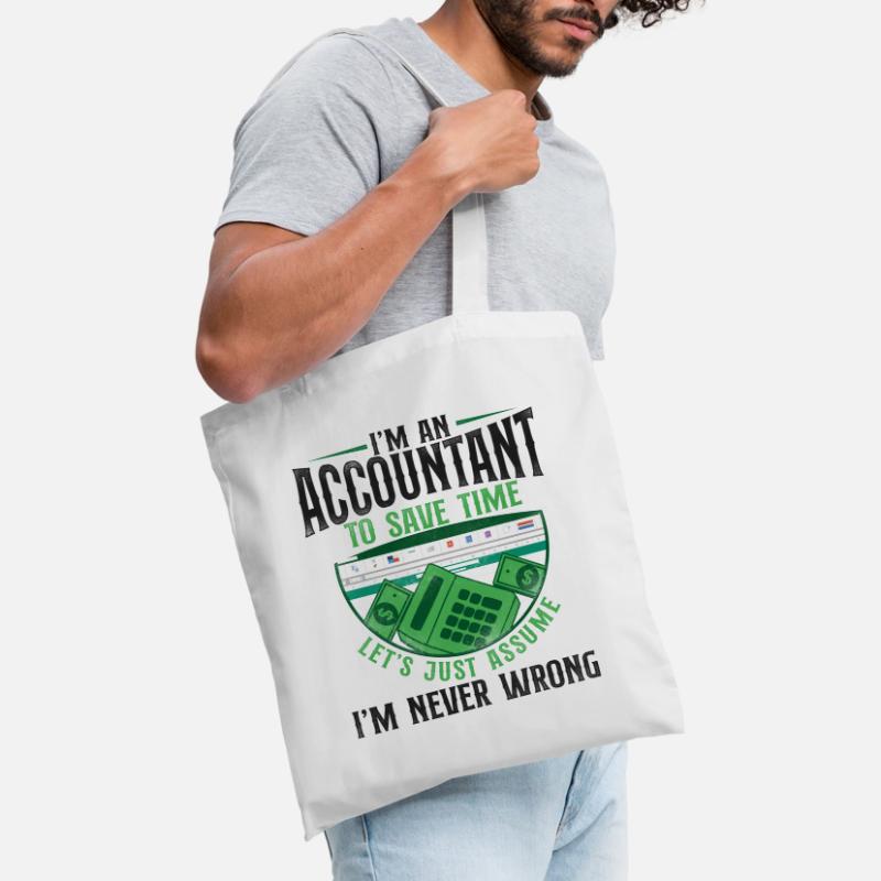 Comptable Comptable Comptable Comptabilité Sac en tissu