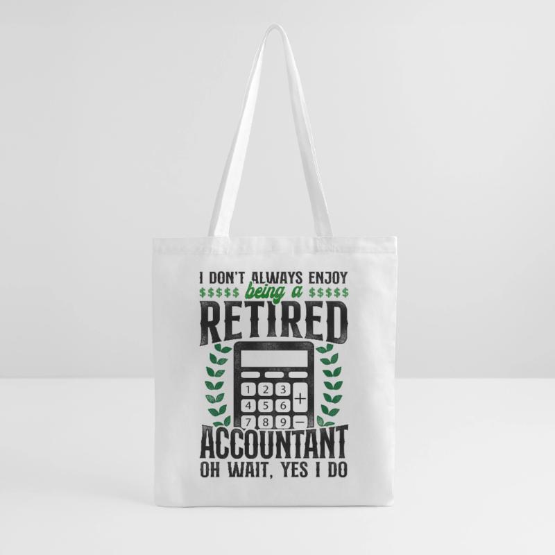Comptable Comptable Comptable Comptabilité Sac en tissu