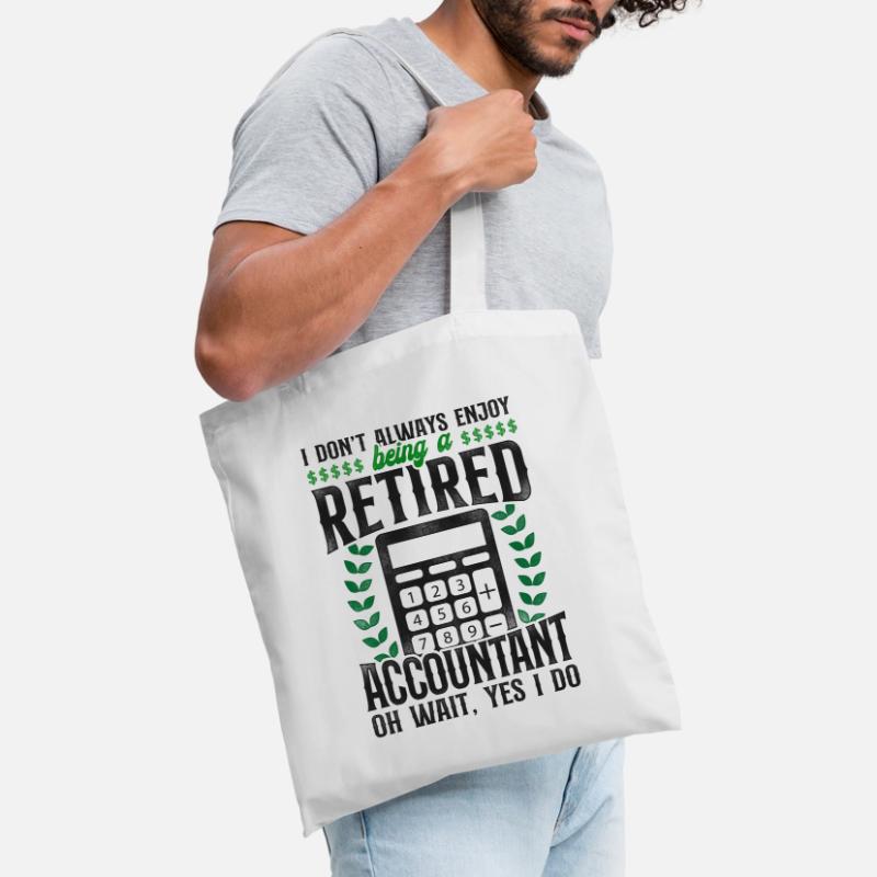 Comptable Comptable Comptable Comptabilité Sac en tissu