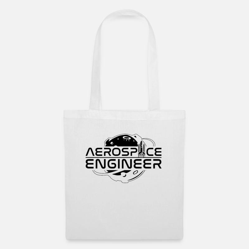 Rocket Space Engineering Aerospace Engineer - Stoffbeutel - Weiß