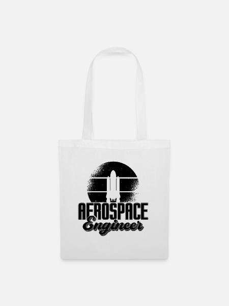 Aerospace Engineer Rocket Space Engineering - Stoffbeutel - Weiß