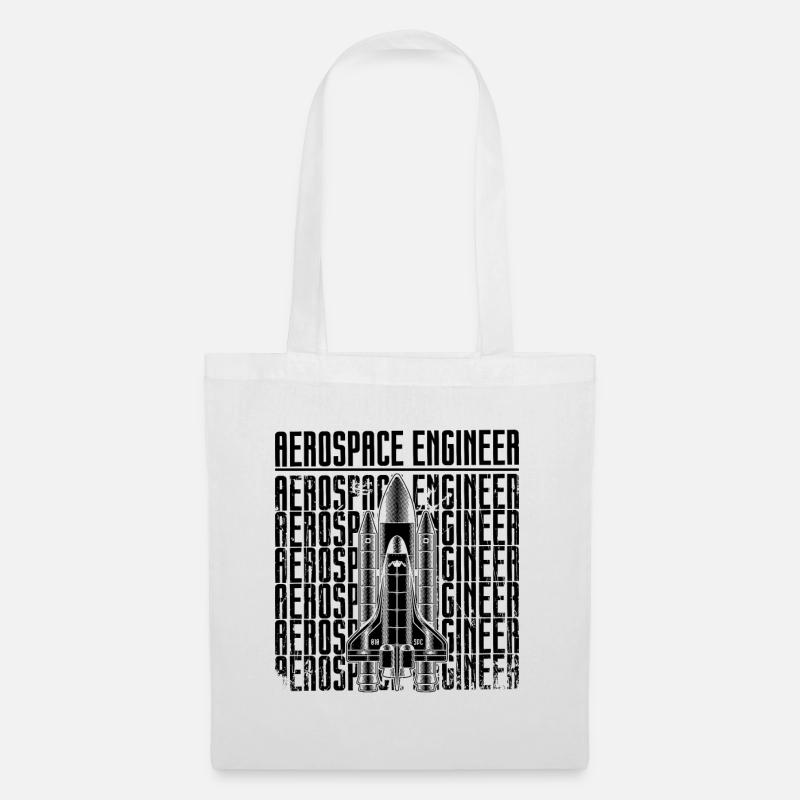 Aerospace Engineer Rocket Ship Science Space - Stoffbeutel - Weiß