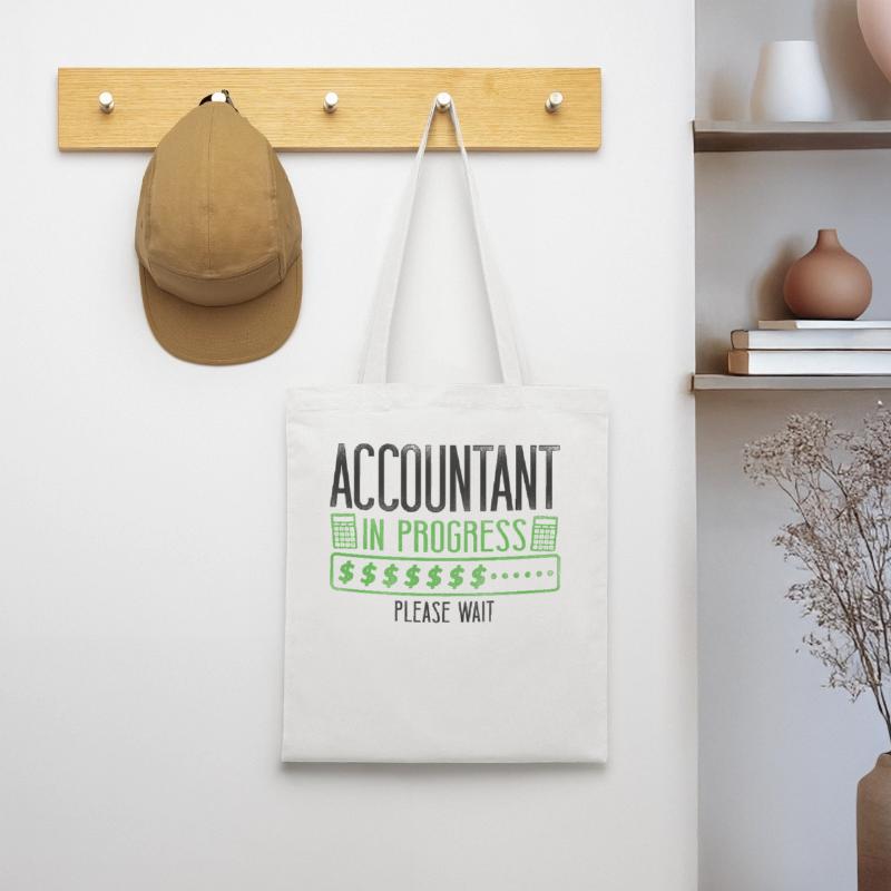 Comptable Comptable Comptable Comptabilité Sac en tissu