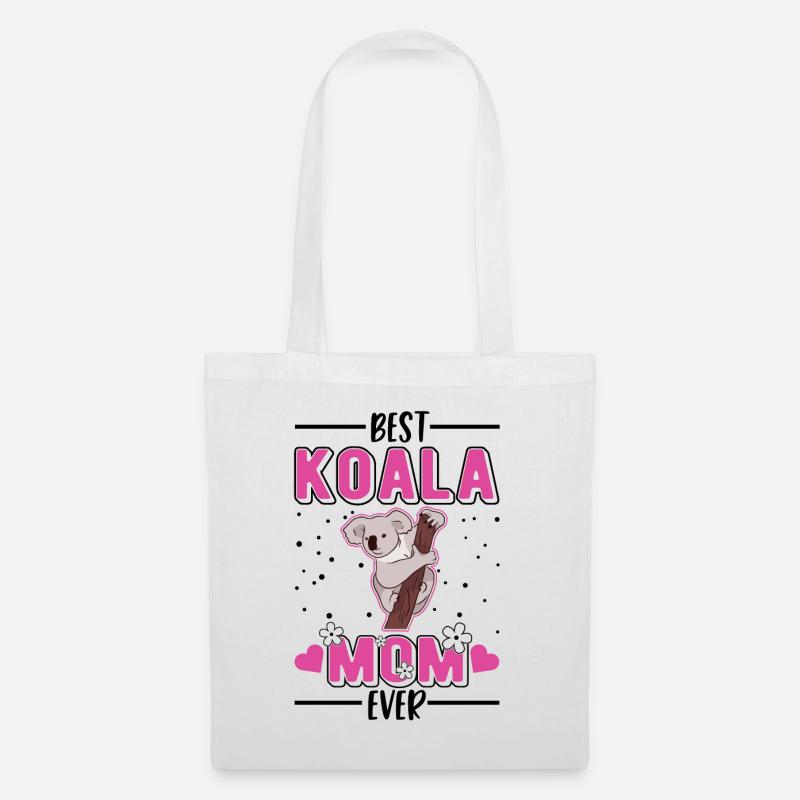 Best Koala Mom Ever Koalabär - Stoffbeutel - Weiß
