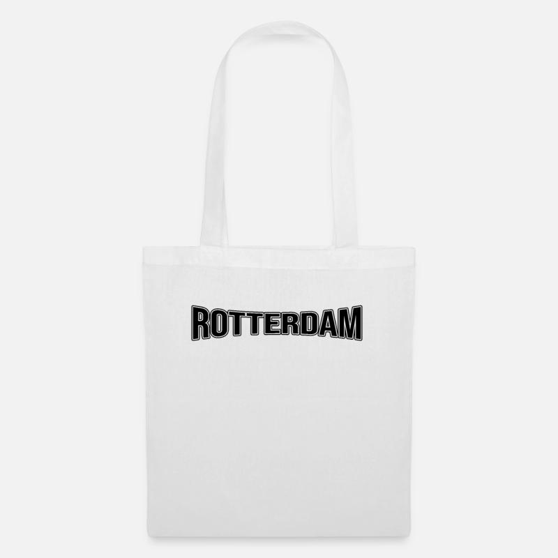 Rotterdam - Stoffbeutel - Weiß