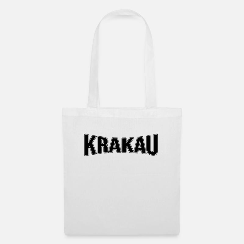 Krakau - Stoffbeutel - Weiß