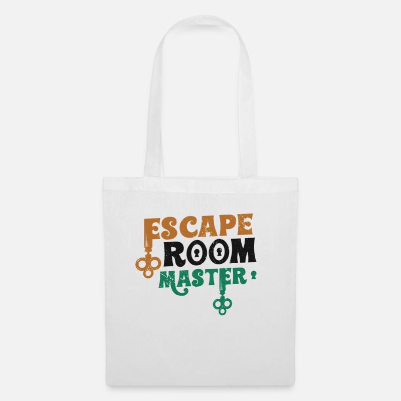 Escape Room Master Escape Room Geburtstag - Stoffbeutel - Weiß