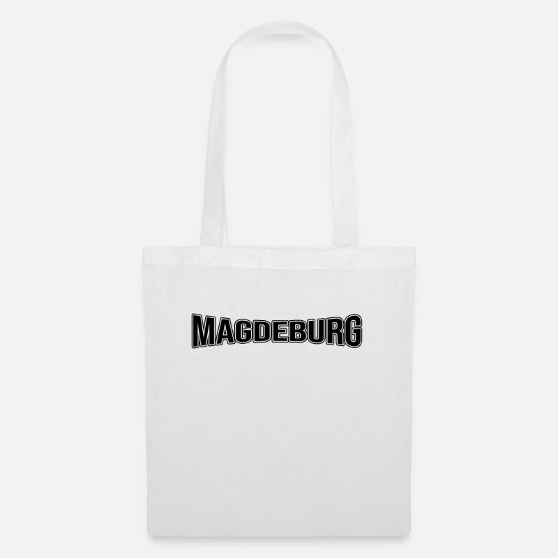 Magdeburg - Stoffbeutel - Weiß