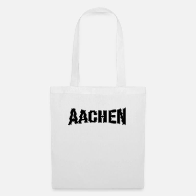 Aachen - Stoffbeutel - Weiß