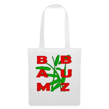Bambuz merch - Stoffbeutel - Weiß - Vorne