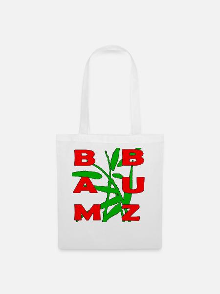 Bambuz merch - Stoffbeutel - Weiß