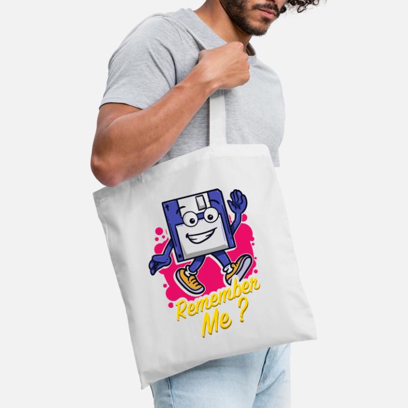 Programmer Retro-diskette Floppy disc Tote Bag