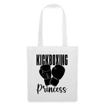 Kickboxing Princess Kickboxer Boxing Fight Fighter - Stoffbeutel - Weiß - Vorne
