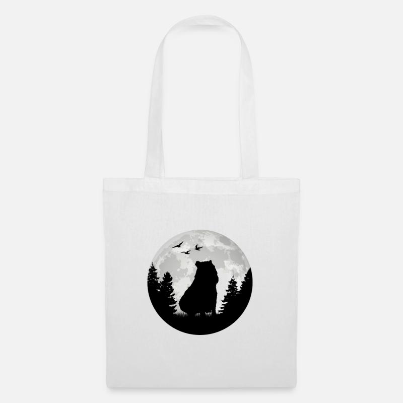 Capybara Moon Capybara - Tote Bag - white