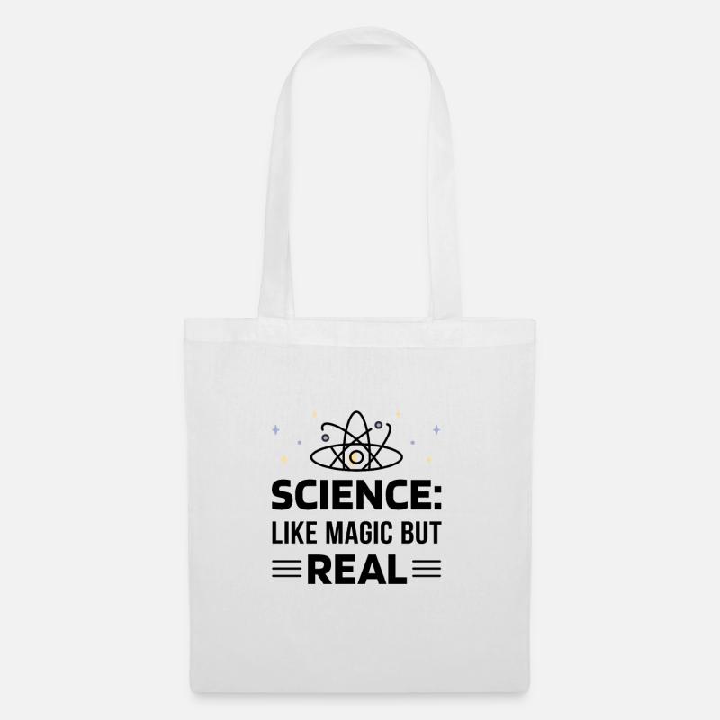 Wissenschaft - Science: like magic but REAL - Stoffbeutel - Weiß