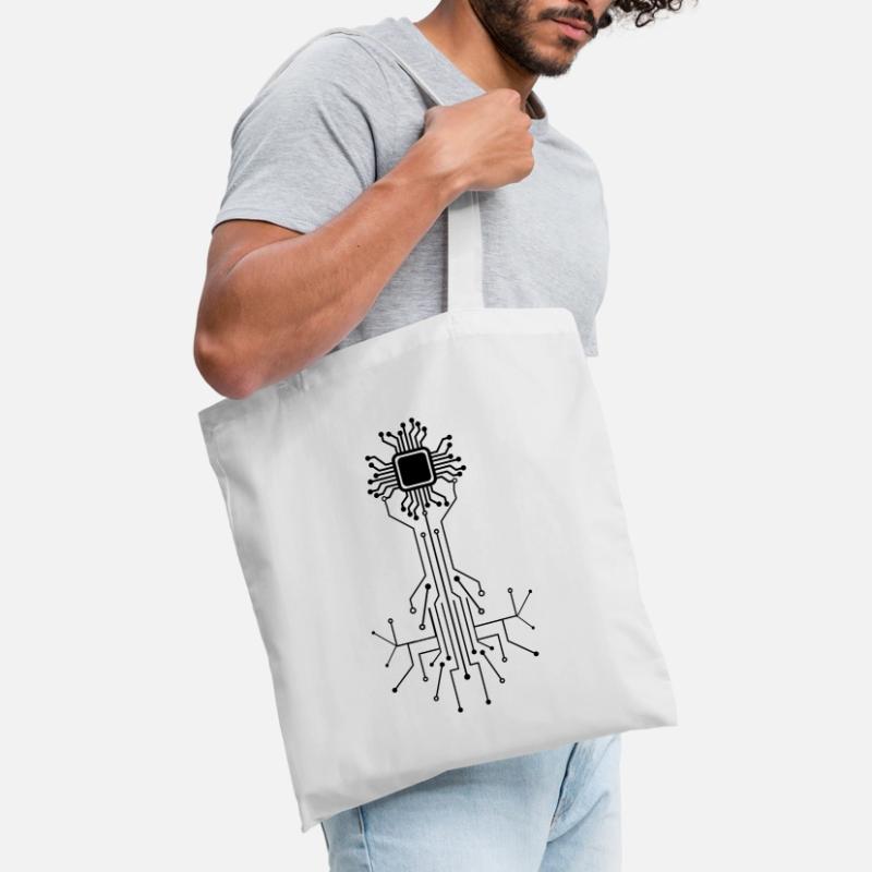 Anatomical Heart CPU Processor Computer Programmer Tote Bag