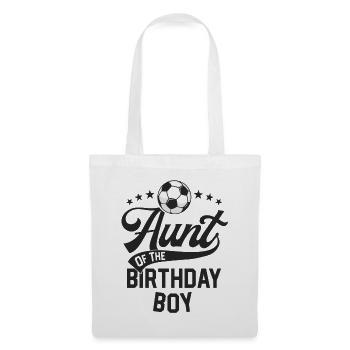 Aunt Of The Birthday Boy Soccer Themed Party - Tote Bag - white - Front
