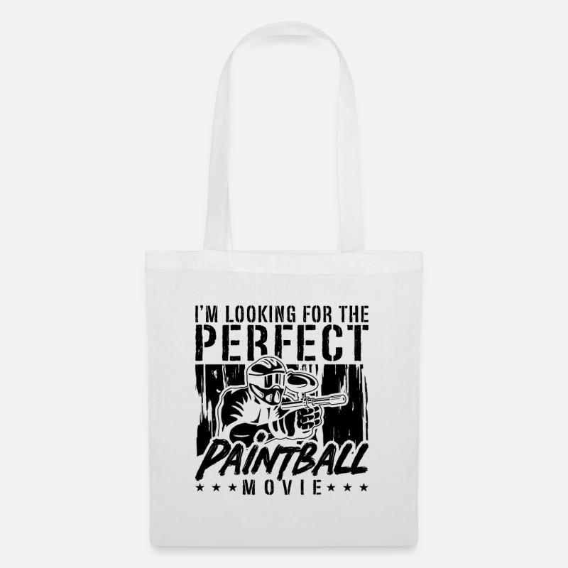 I'm Looking For Paintball Airsoft Paintball Player - Stoffbeutel - Weiß