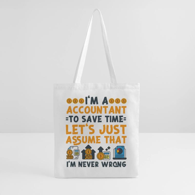 Comptable Comptable Comptable Sac en tissu