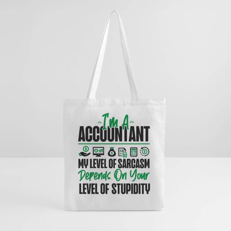 Comptable Comptable Comptable Sac en tissu