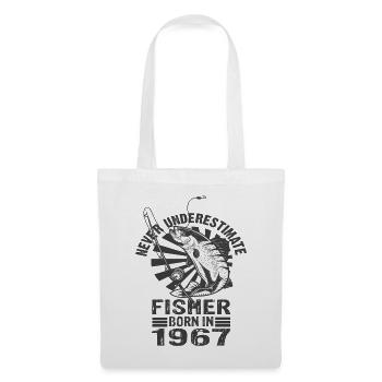 Never Underestimate Fisher Born In 1967 - Tote Bag - white - Front
