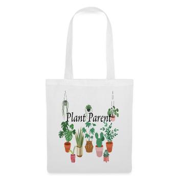 Parent de plante - Sac en tissu - blanc - Devant