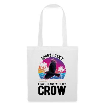 Crow Gift Crow Raven Beetle Breeder - Sac en tissu - blanc - Devant