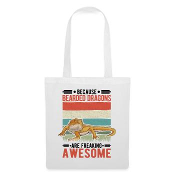 Bearded dragon saying Bearded Dragon - Tote Bag - white - Front