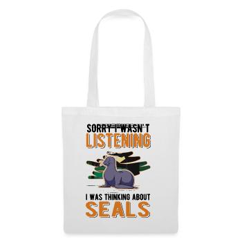 Robbe Gift Sea Lion - Tote Bag - white - Front
