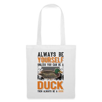Duck Gift Duck Duck Breeder - Tote Bag - white - Front