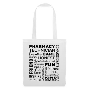 Pharmacy Technician Tech Medicine Pharmacist - Tote Bag - white - Front