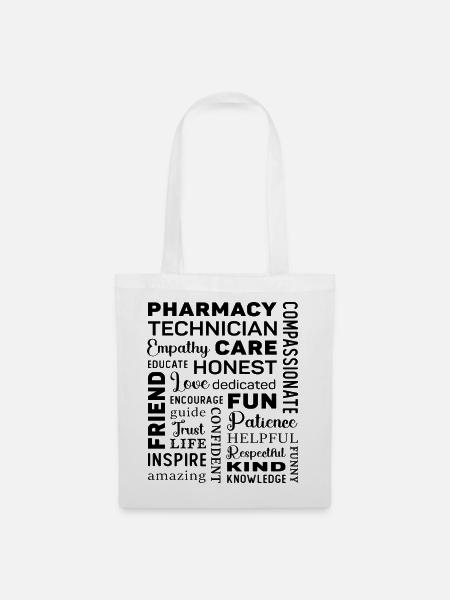 Pharmacy Technician Tech Medicine Pharmacist - Stoffbeutel - Weiß