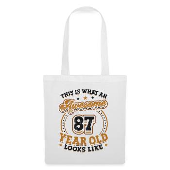 This is what a great 87-year-old looks like. - Tote Bag - white - Front