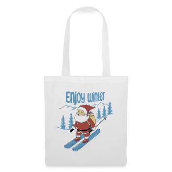 Santa Claus Enjoy Winter - Tote Bag - white - Front