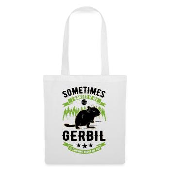 Gerbil Gift Racing Rat Gerbil - Tote Bag - white - Front