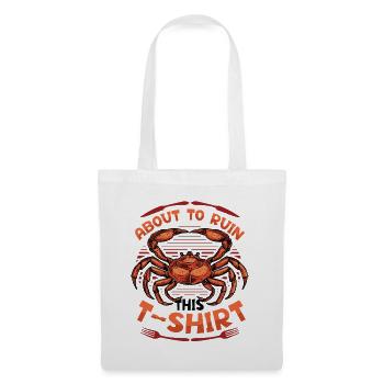 À propos de ruiner ce t-shirt mangeur de crabe - Sac en tissu - blanc - Devant