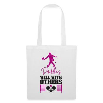 Pickleball Paddles Well With - Tote Bag - white - Front