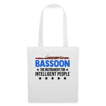 Bassoon Instrument for Intelligent People Bassoonist - Tote Bag - white - Front