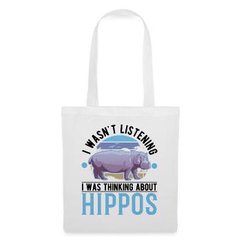 Hippo Gift Hippo Hippo - Tote Bag - white - Front