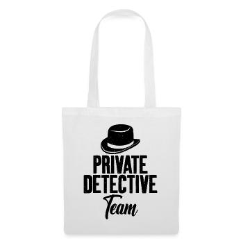 Private Detective Team Investigator - Tote Bag - white - Front