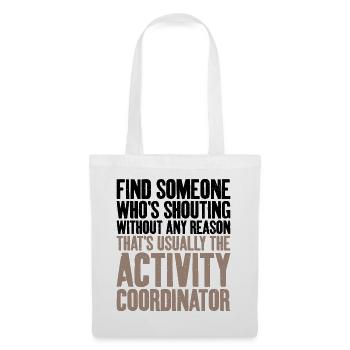 Usually activity coordinator - Tote Bag - white - Front