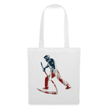 Farming Farmer American Flag Us - Tote Bag - white - Front